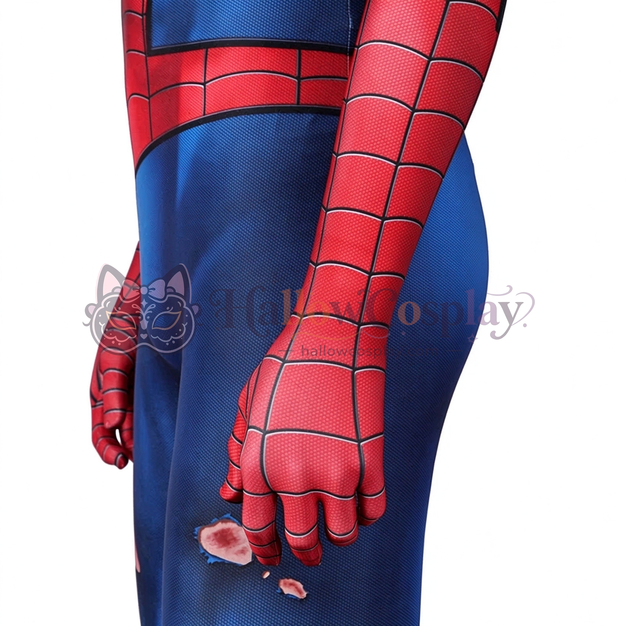 PS5 Classic Damaged Suit Spider Cosplay Costume - Image 9