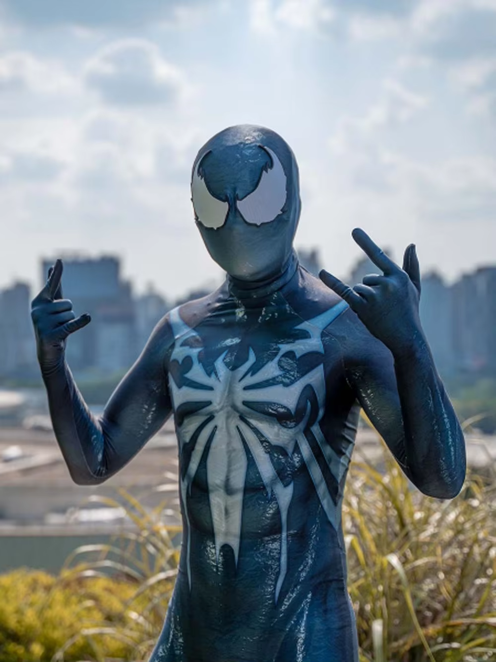 Insomniac Venom Symbiote Zentai Halloween Bodysuit