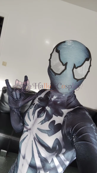 Insomniac Venom Symbiote Zentai Halloween Bodysuit - Image 2