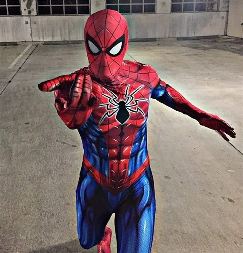 Ultimate Armor MK 4 Spider Zentai Halloween Bodysuit