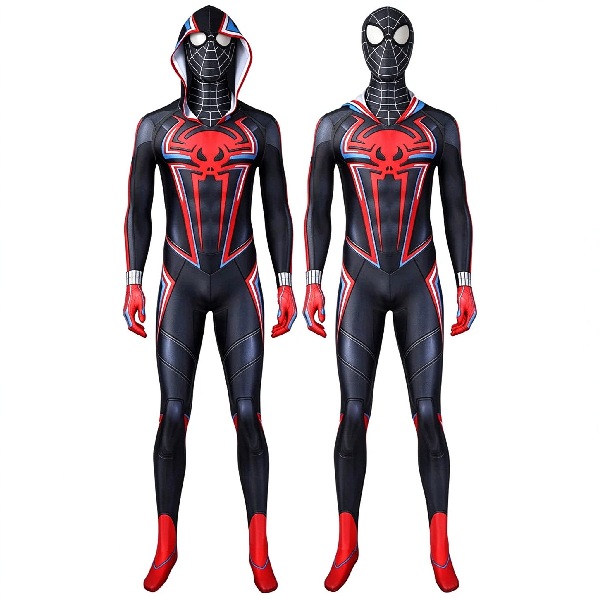 Spider CostumePS5 Miles Morales 2099 Cosplay Suit