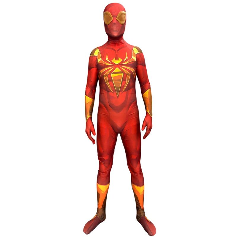 Iron Spider Rivals Mens Superhero Cosplay Costume