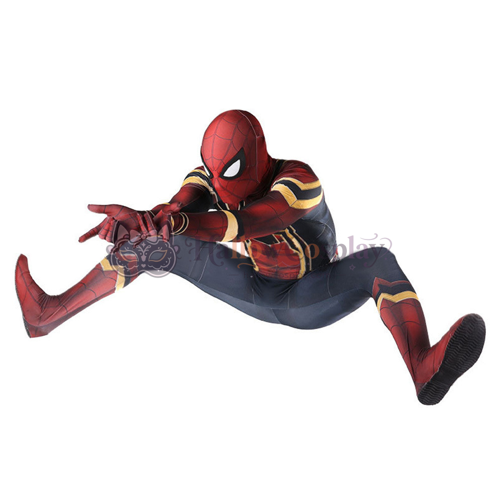 Iron Spider Homecoming Zentai Halloween Cosplay Bodysuit - Image 3