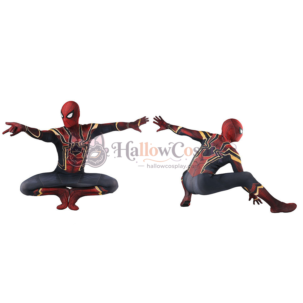 Iron Spider Homecoming Zentai Halloween Cosplay Bodysuit - Image 2