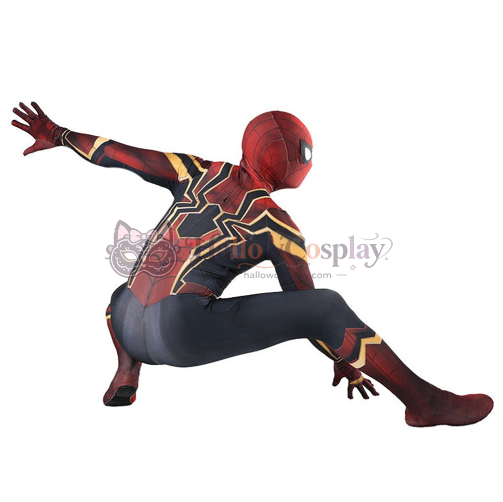 Iron Spider Homecoming Zentai Halloween Cosplay Bodysuit - Image 7