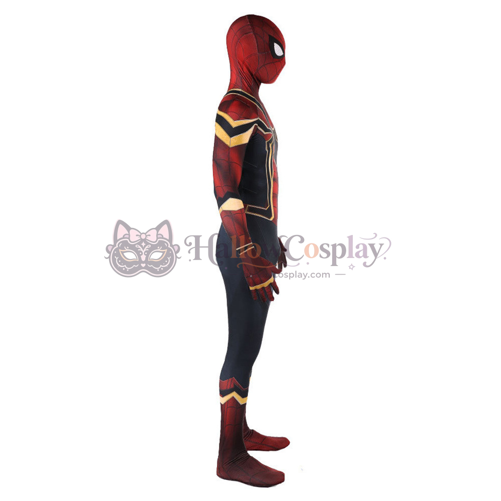 Iron Spider Homecoming Zentai Halloween Cosplay Bodysuit - Image 6