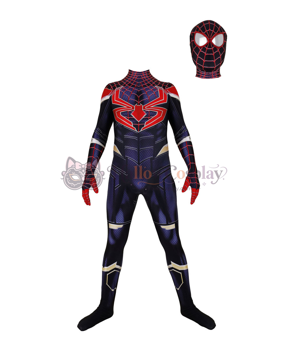 Spider Peter Parker Miles Morales 2099 Cosplay Bodysuit - Image 8
