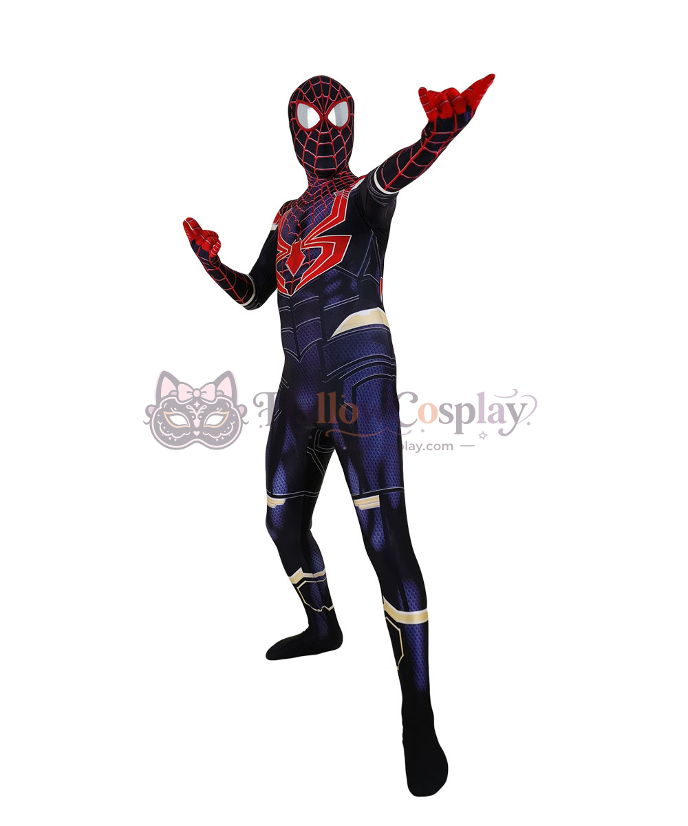 Spider Peter Parker Miles Morales 2099 Cosplay Bodysuit - Image 7