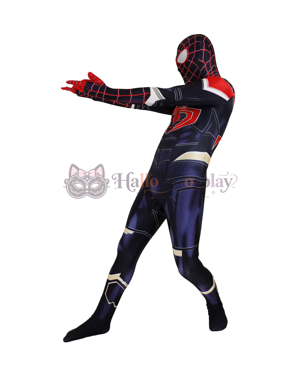 Spider Peter Parker Miles Morales 2099 Cosplay Bodysuit - Image 6