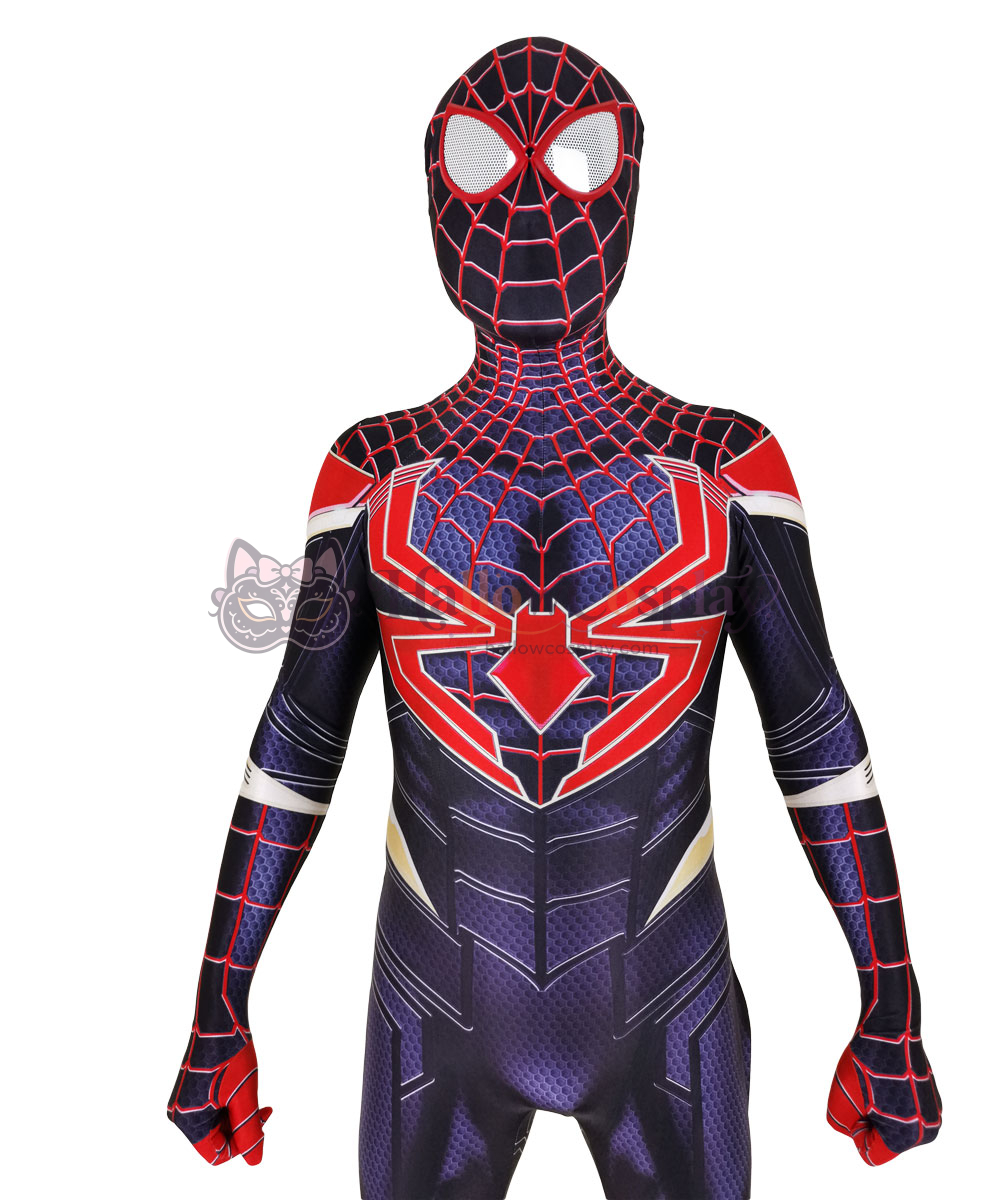 Spider Peter Parker Miles Morales 2099 Cosplay Bodysuit - Image 3