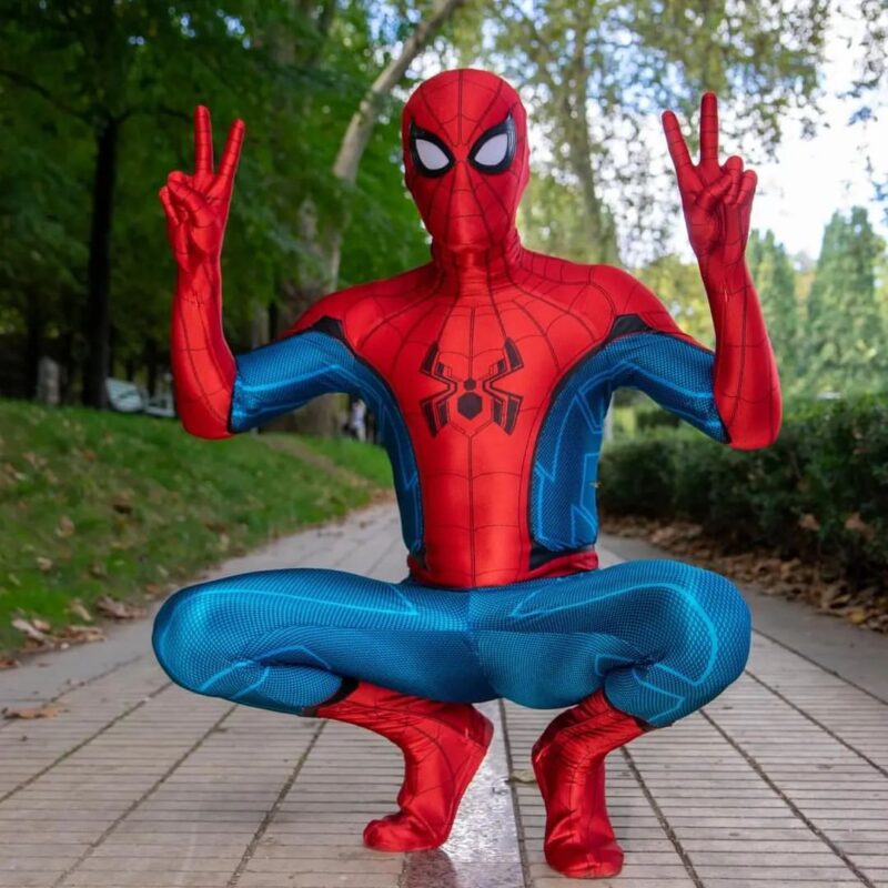 PS4 Insomniac Spider Cosplay Halloween Bodysuit