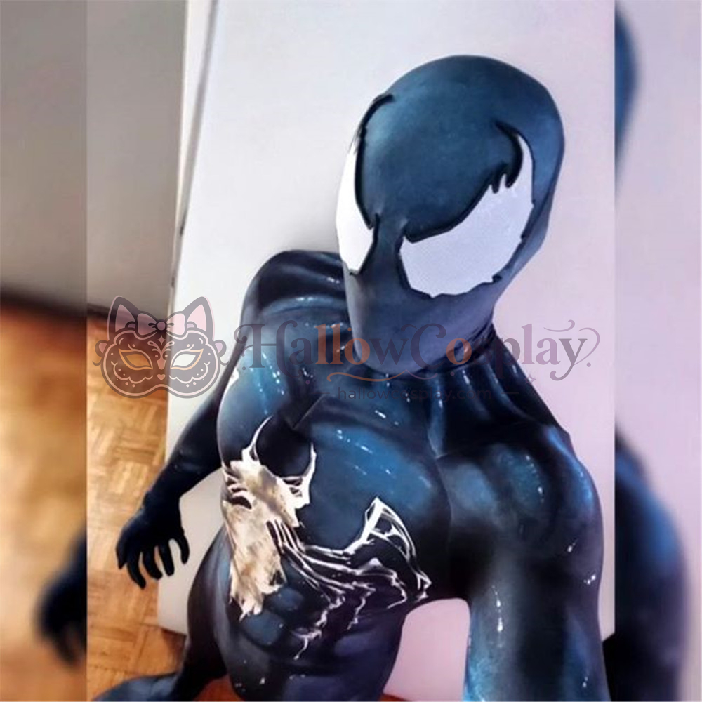 Venom Symbiote Spider Second Skin Halloween Bodysuit - Image 3