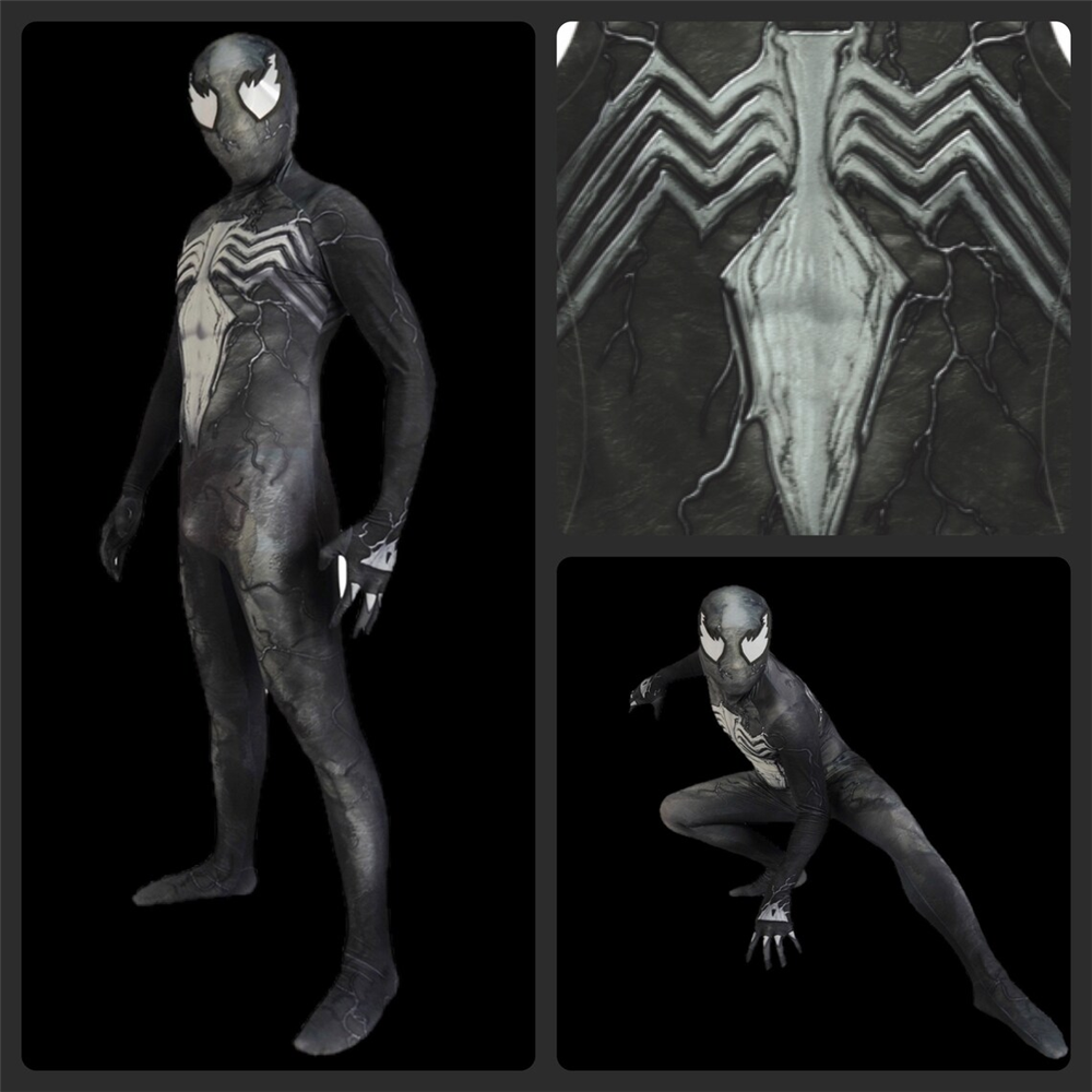 Insomniac 2 Venom Symbiote Cosplay Bodysuit