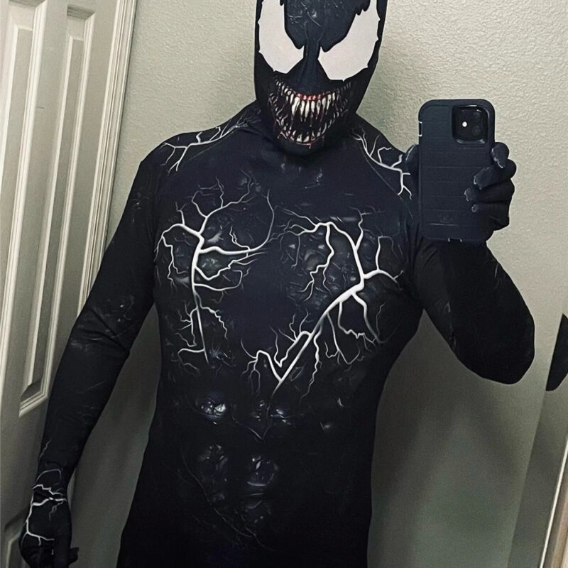 Venom Symbiote Spider Zentai Halloween Cosplay Bodysuit
