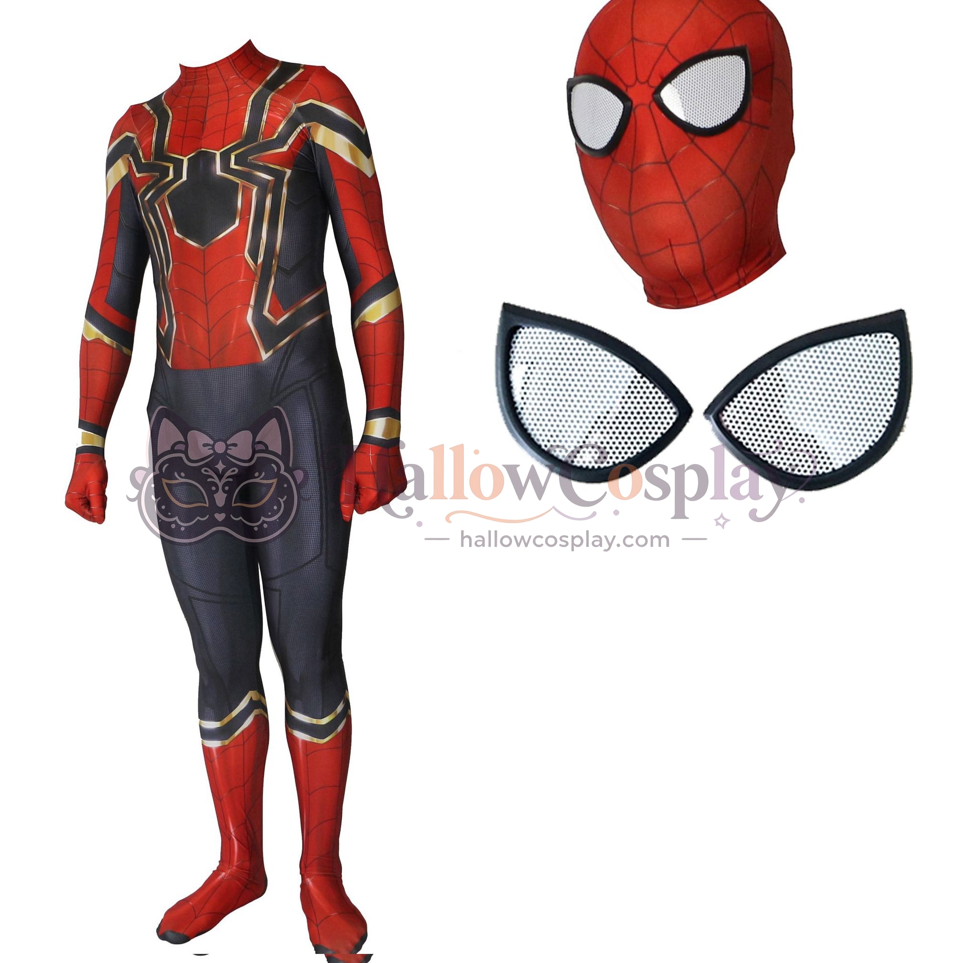 Iron Spider Cosplay Homecoming Halloween Bodysuit - Image 4