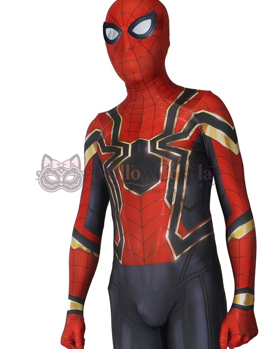 Iron Spider Homecoming Zentai Halloween Cosplay Bodysuit - Image 4