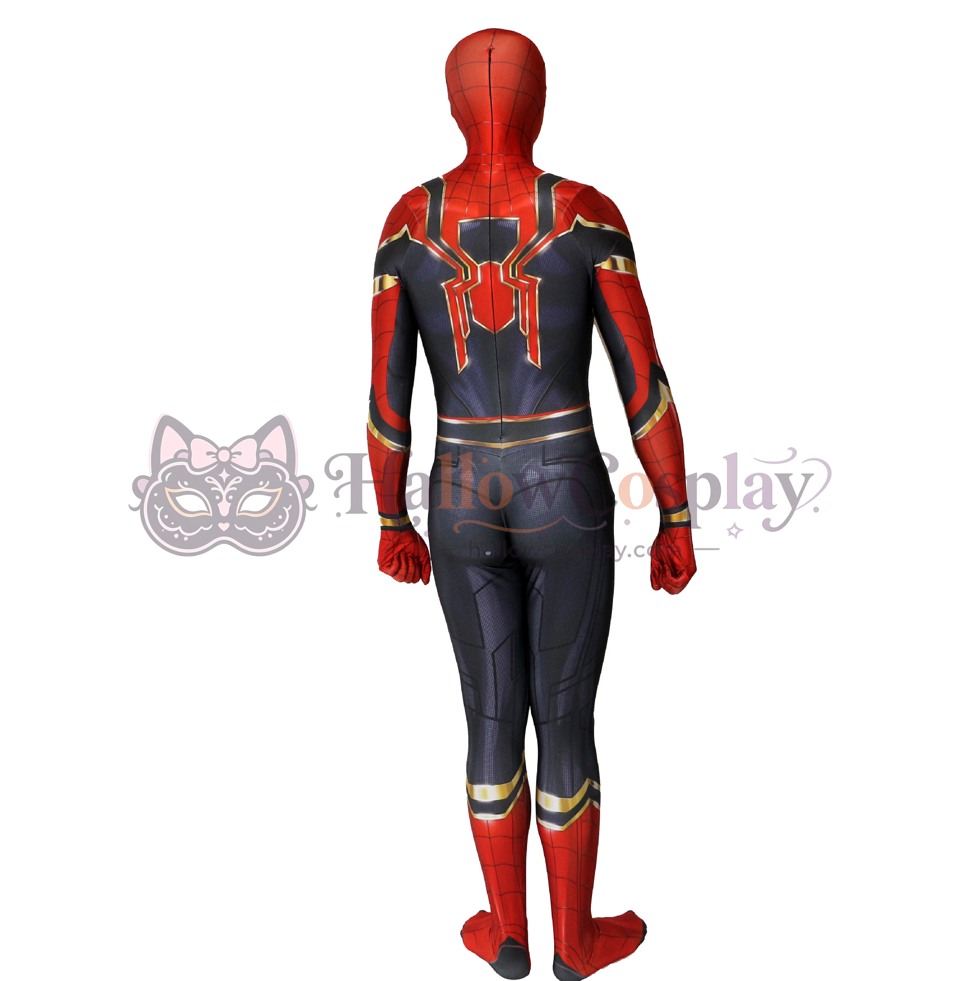 Iron Spider Homecoming Zentai Halloween Cosplay Bodysuit - Image 6