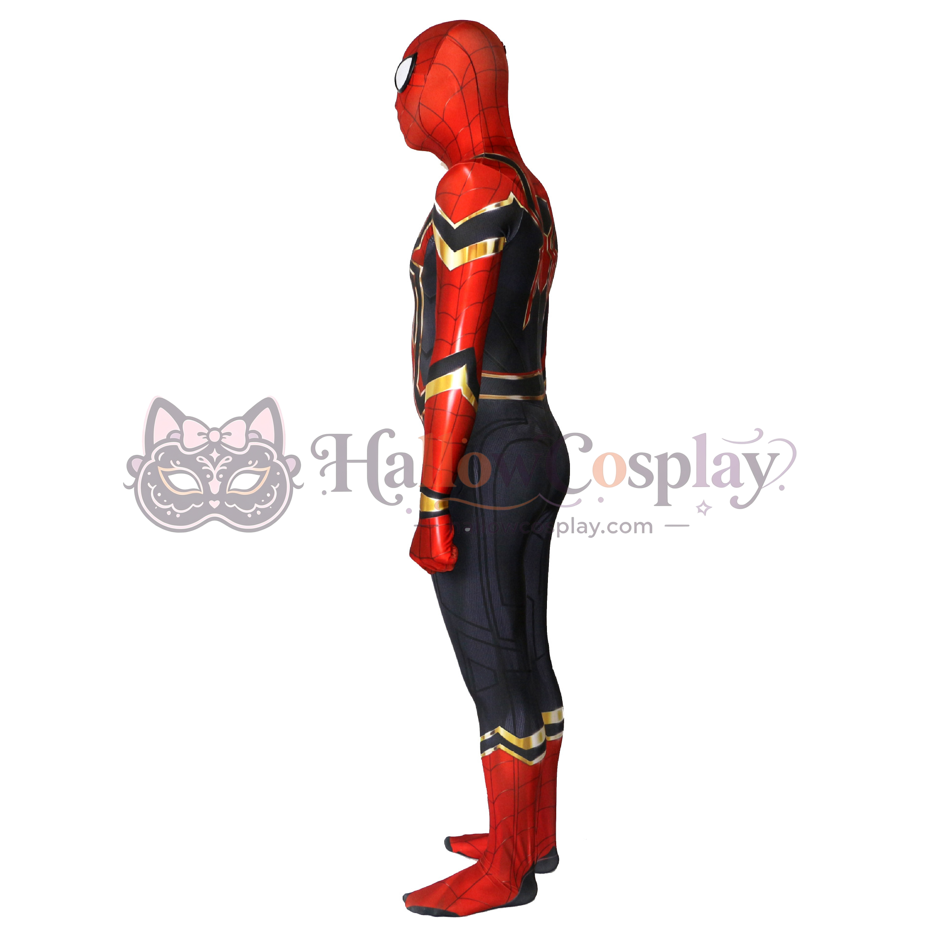 Iron Spider Homecoming Zentai Halloween Cosplay Bodysuit - Image 5