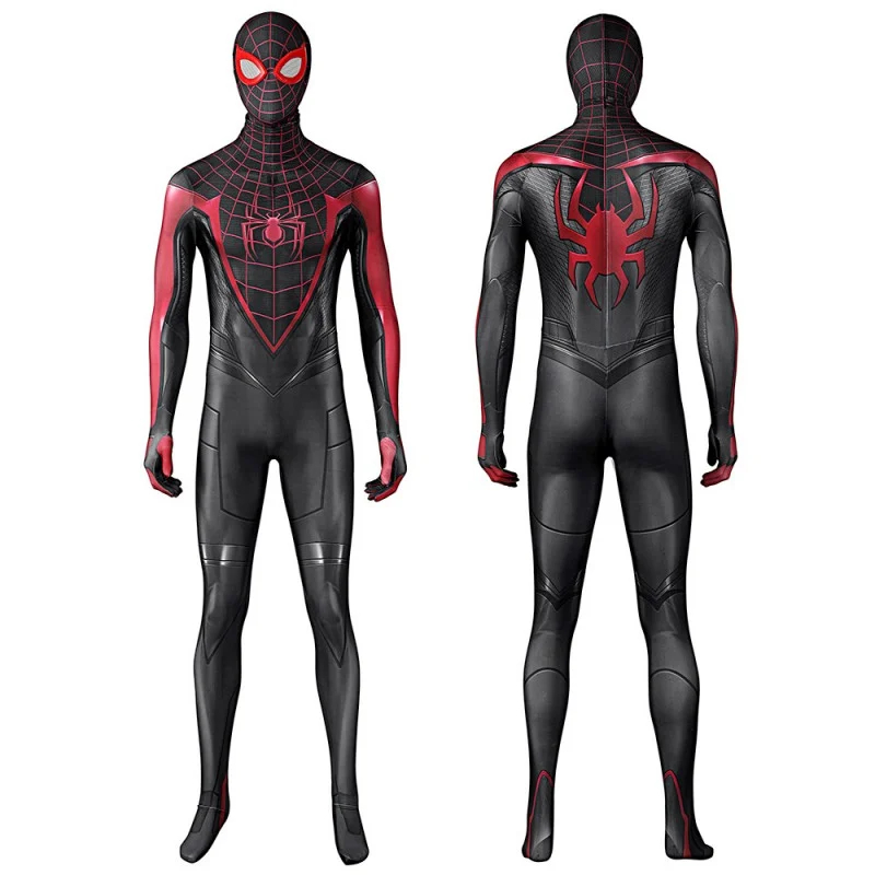 Miles Morales Spider 2 PS5 Jumpsuit Cosplay Costume