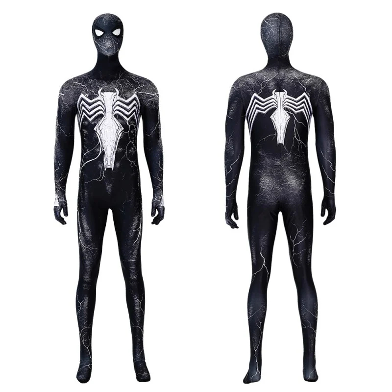 Venom Symbiote Cosplay Costume The Amazing Spider Black Suit