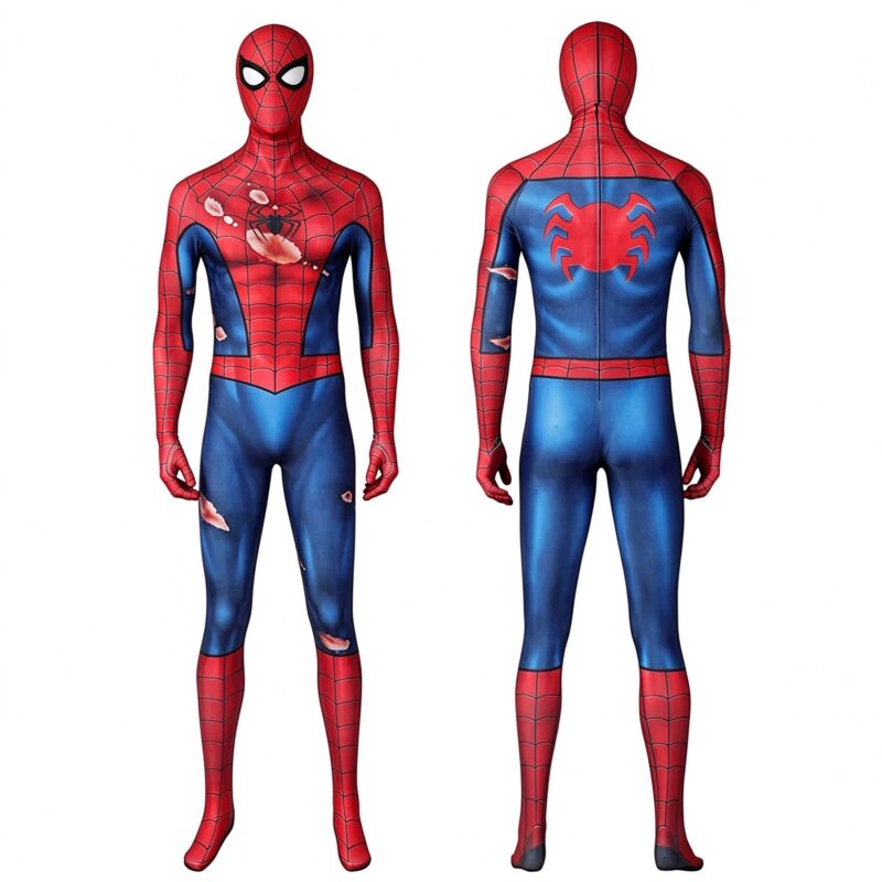 PS5 Classic Damaged Suit Spider Cosplay Costume
