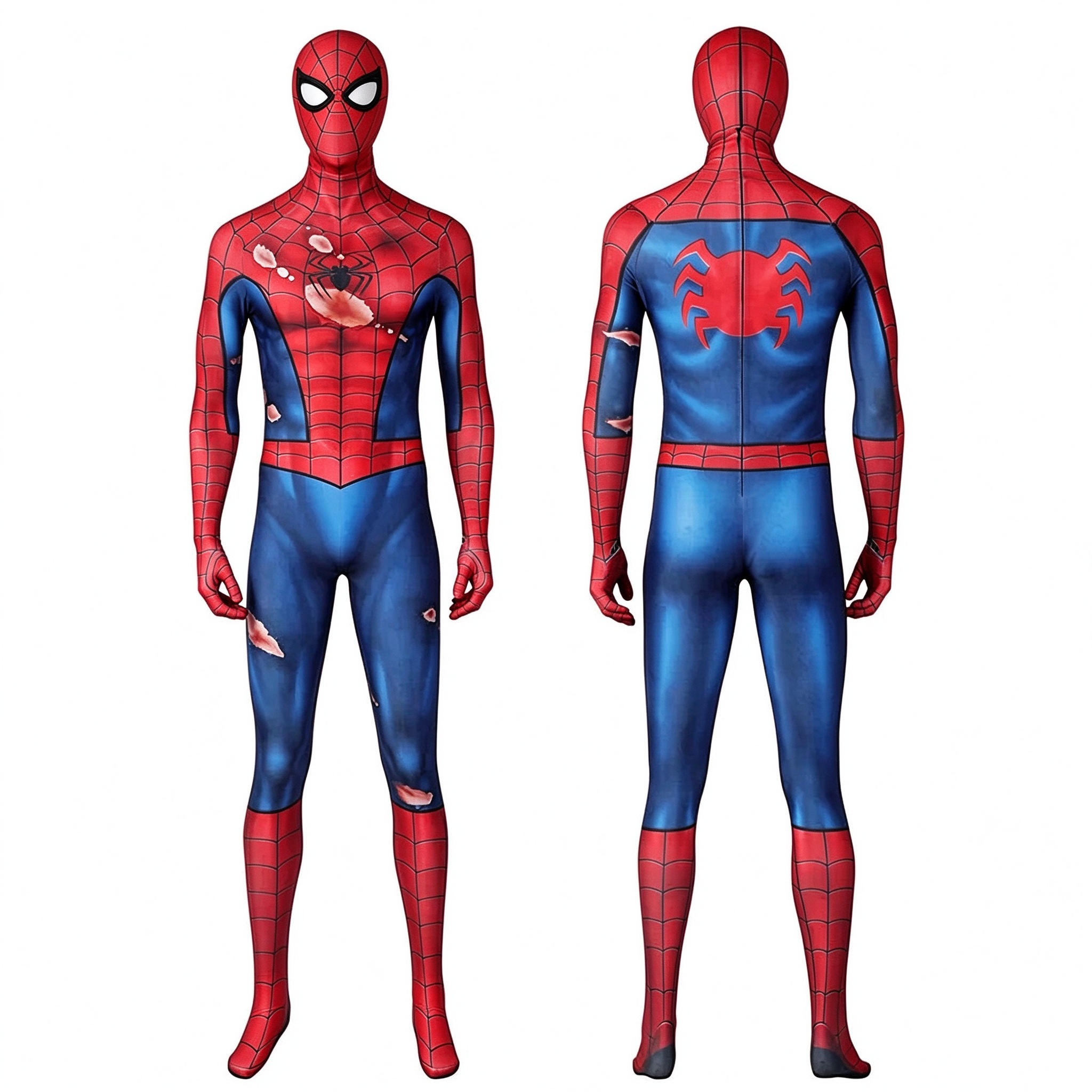 PS5 Classic Damaged Suit Spider Cosplay Costume
