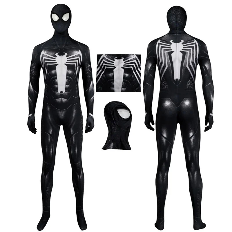 Venom Black Spider 2 Cosplay Costumes Polyester Halloween