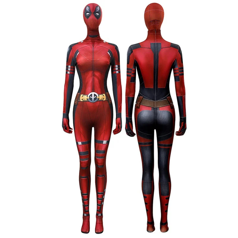 Deadpool 3 Lady Jumpsuit Wolverine Cosplay Costume