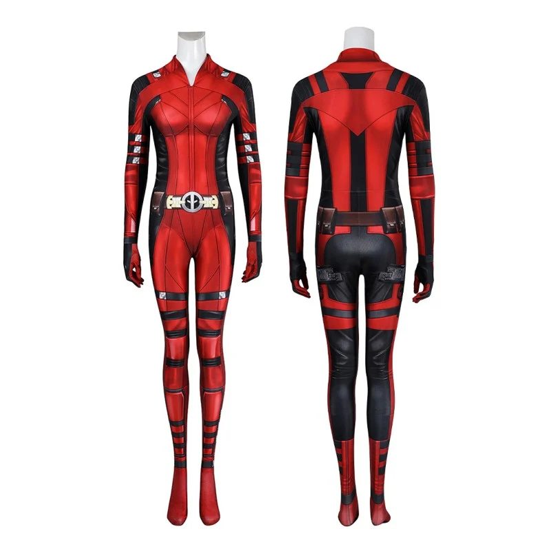 Female Ladypool Suit Deadpool 3 Wolverine Cosplay Costume
