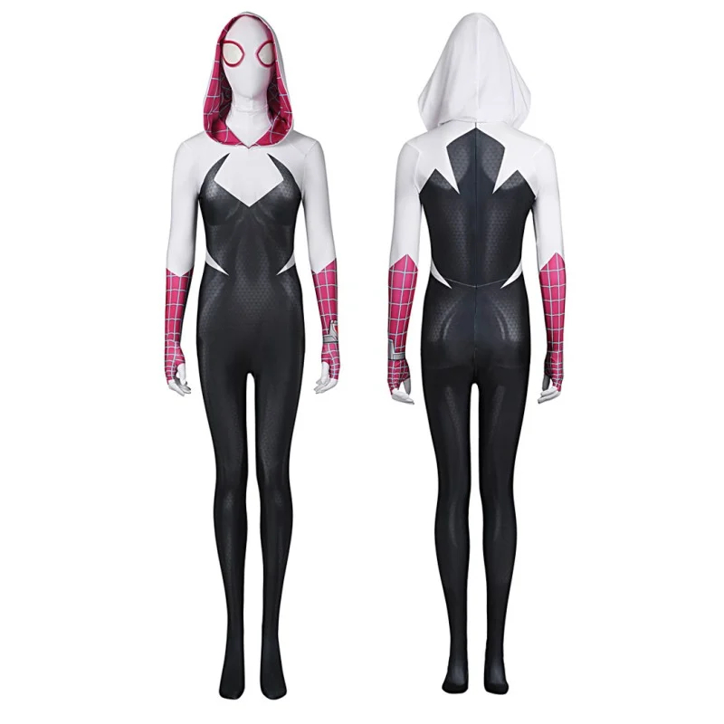 Gwen Stacy Spider-Woman Jumpsuit Cosplay Costume