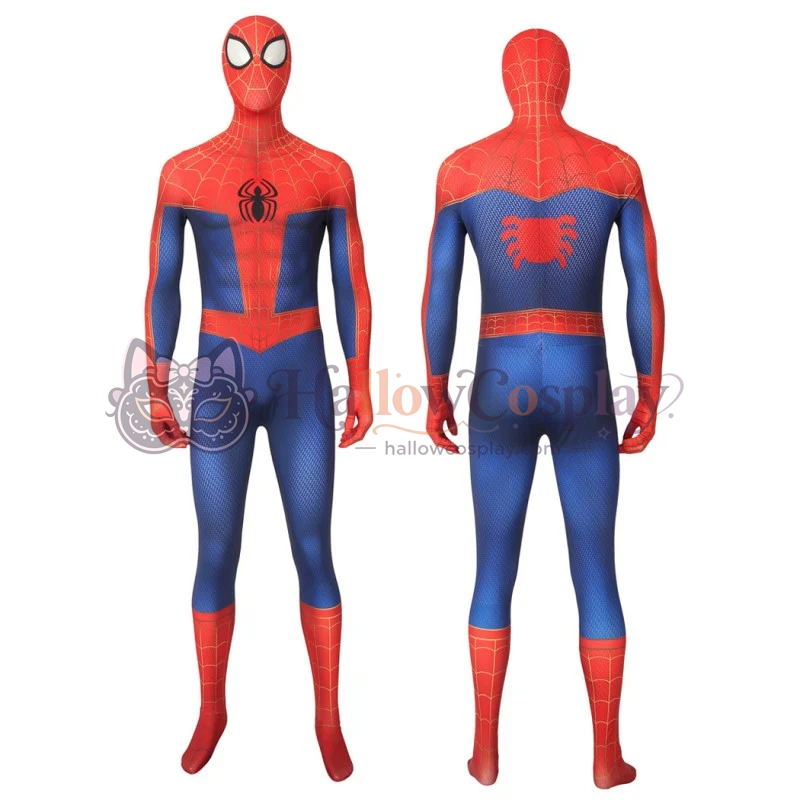 Spider-Verse Peter Parker Jumpsuit Cosplay Suit - Image 2