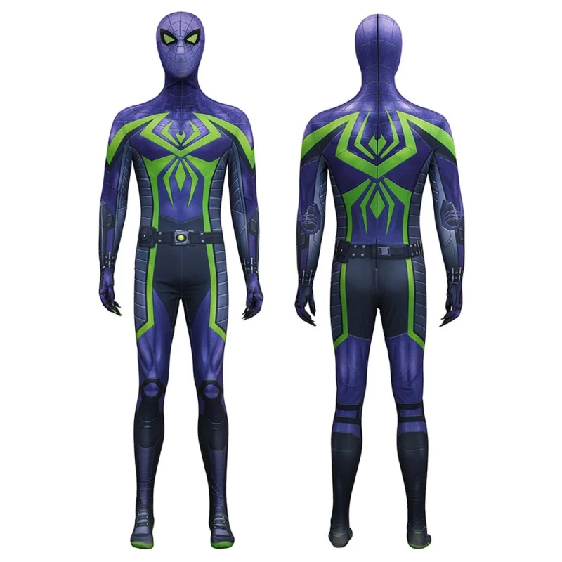 Purple Reign Suit Spider-Man 2 Miles Morales Costume