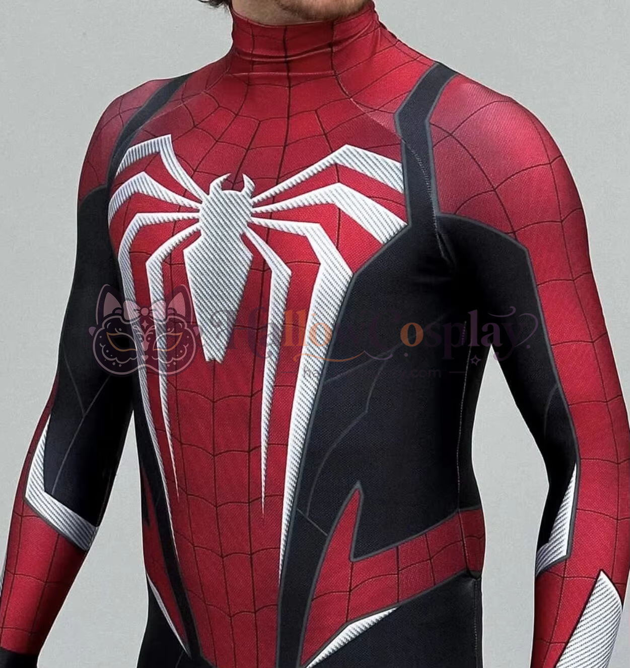 PS5 Black Advanced Spider Halloween Bodysuit - Image 3