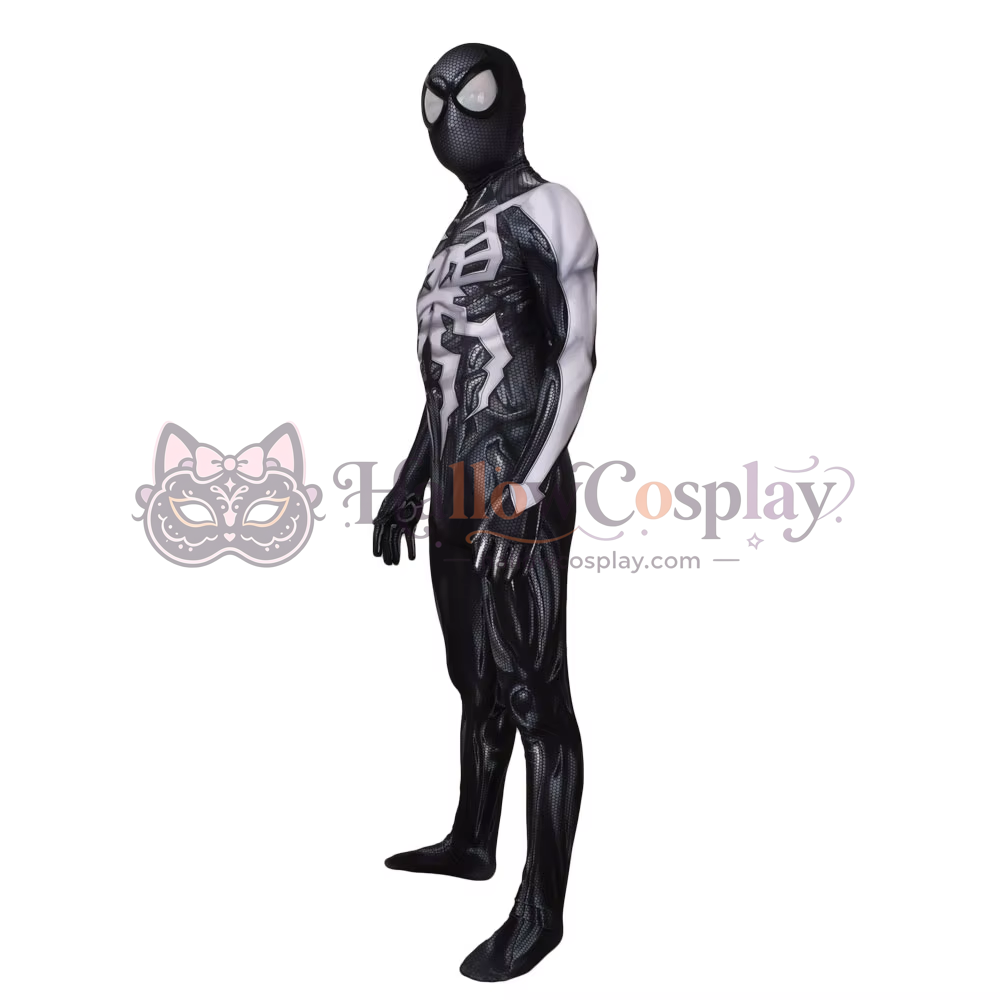 Black Spider 2099 Zentai Halloween Cosplay Bodysuit - Image 3