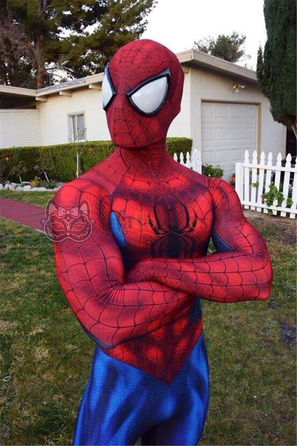 Classic Spider Halloween Superhero Cosplay Bodysuit - Image 7