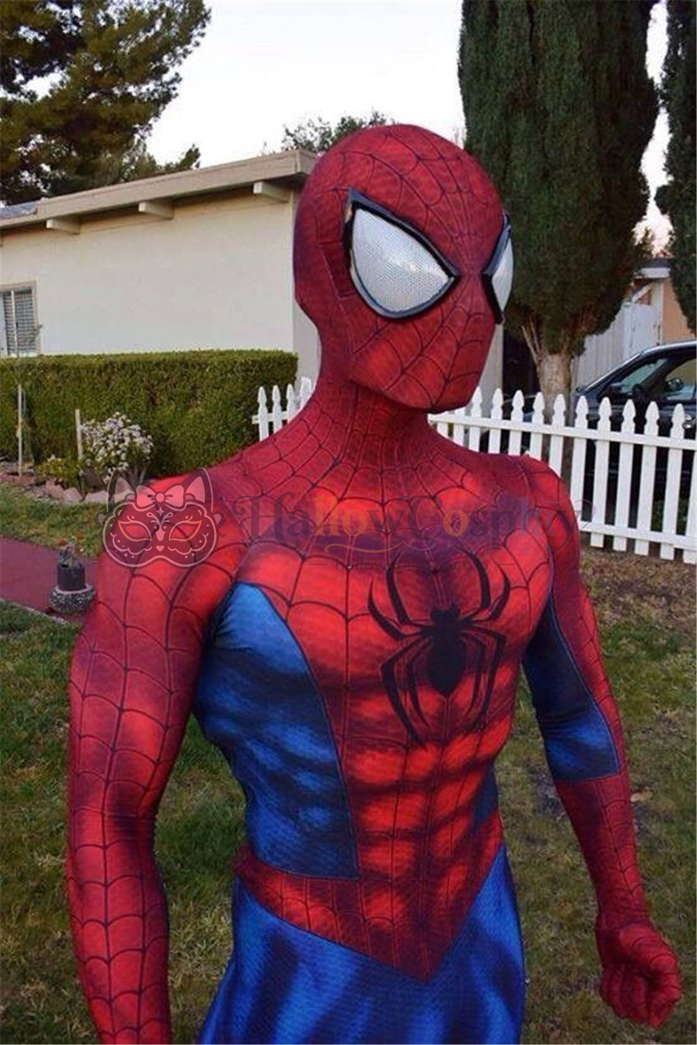 Classic Spider Halloween Superhero Cosplay Bodysuit - Image 6