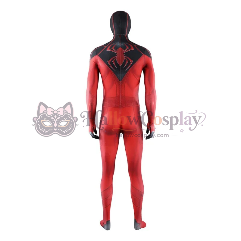 Scarlet Spider Cosplay Costume Printed Jumpsuit for Men - Image 7