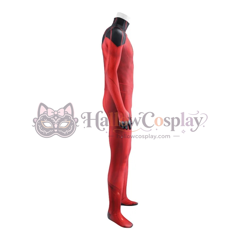 Scarlet Spider Cosplay Costume Printed Jumpsuit for Men - Image 4