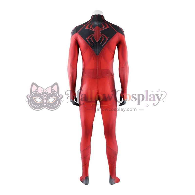 Scarlet Spider Cosplay Costume Printed Jumpsuit for Men - Image 3