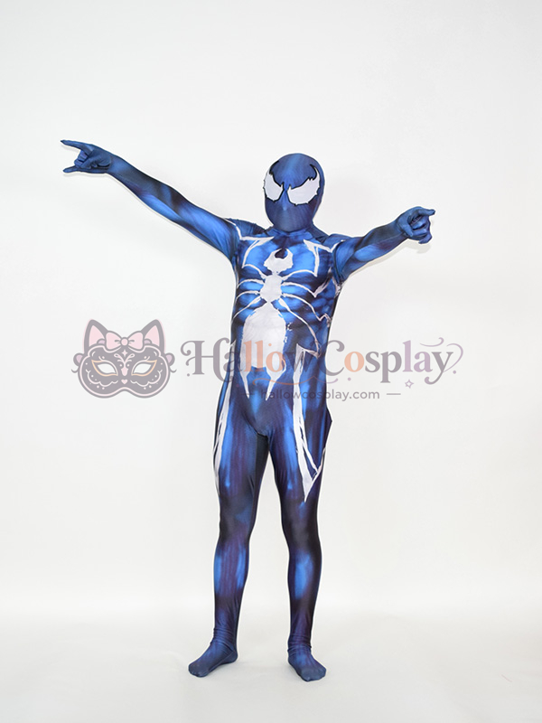 Venom Symbiote Suit Halloween Superhero Cosplay Bodysuit - Image 3