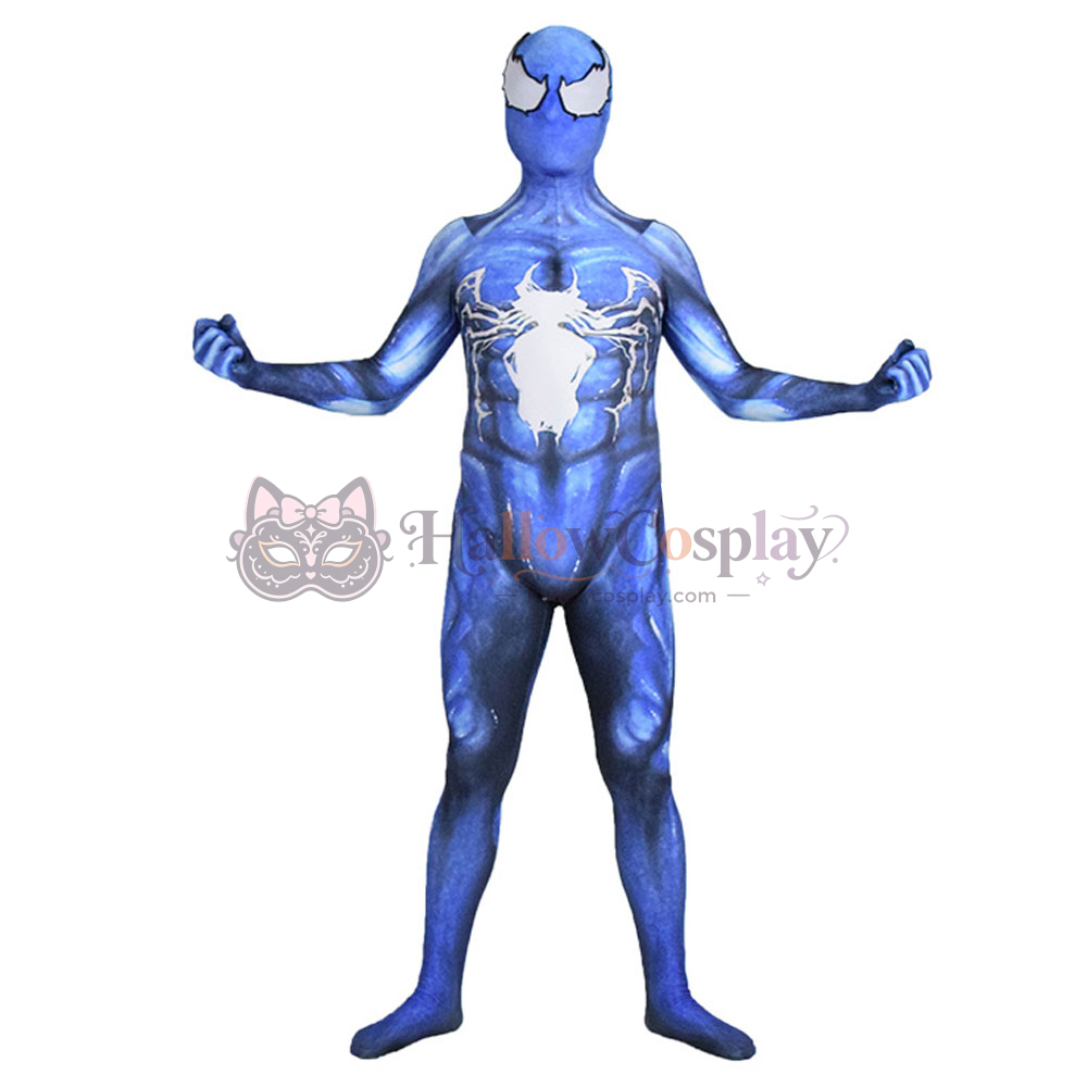 Venom Symbiote Spider Second Skin Halloween Bodysuit - Image 7
