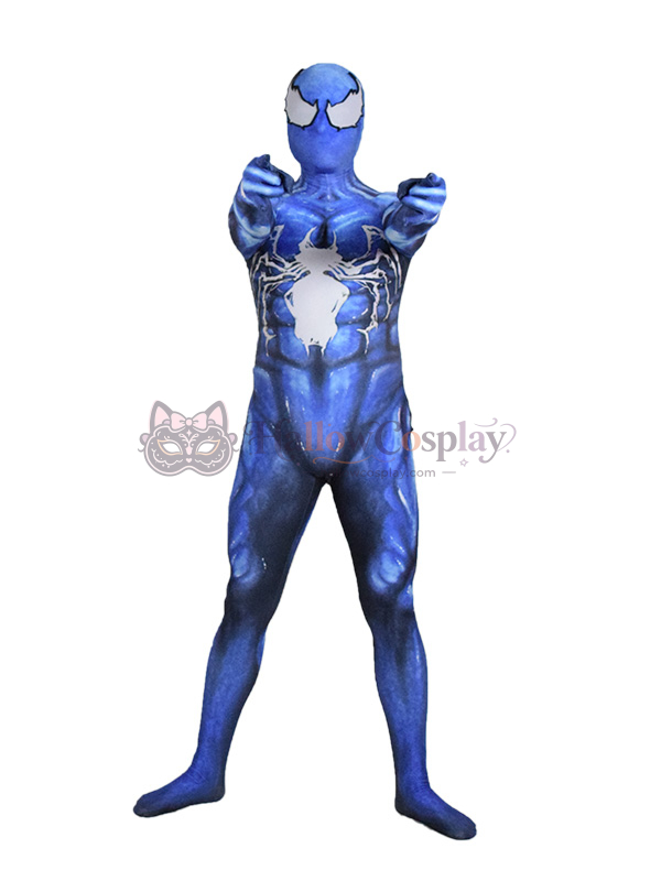 Venom Symbiote Spider Second Skin Halloween Bodysuit - Image 5